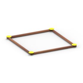 Sandy' Homokozó 1 soros 4 db asztallal