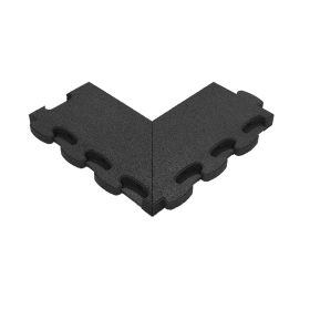   Puzzle Mat 3D®  esésvédő gumilap negatív sarokelem, egyenes, pár