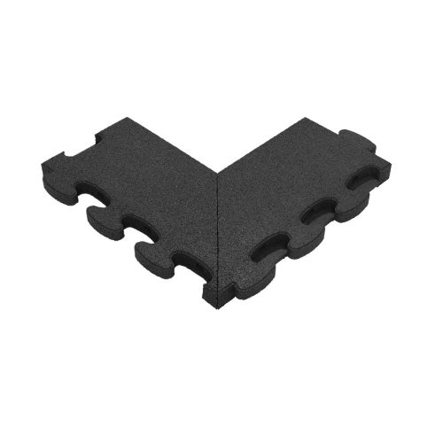Puzzle Mat 3D®  esésvédő gumilap negatív sarokelem, egyenes, pár