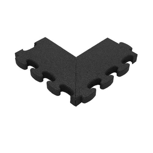 Puzzle Mat 3D®  esésvédő gumilap negatív sarokelem, egyenes, pár