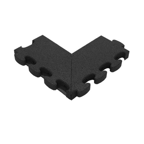 Puzzle Mat 3D®  esésvédő gumilap negatív sarokelem, egyenes, pár