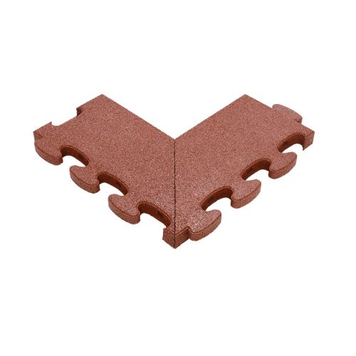 Puzzle Mat 3D®  esésvédő gumilap negatív sarokelem, egyenes, pár