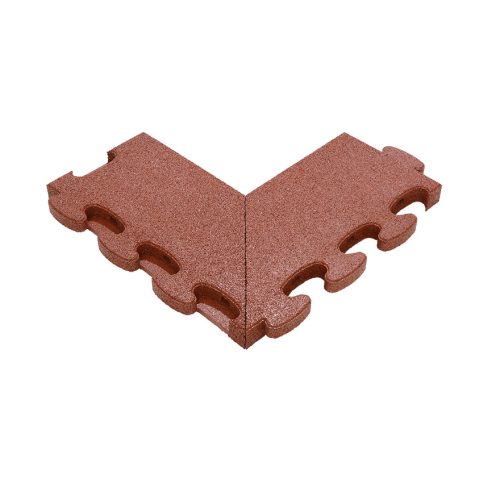 Puzzle Mat 3D®  esésvédő gumilap negatív sarokelem, egyenes, pár