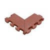 Puzzle Mat 3D®  esésvédő gumilap negatív sarokelem, egyenes, pár