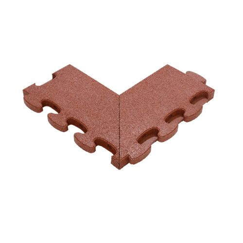 Puzzle Mat 3D®  esésvédő gumilap negatív sarokelem, egyenes, pár