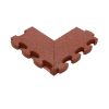Puzzle Mat 3D®  esésvédő gumilap negatív sarokelem, egyenes, pár