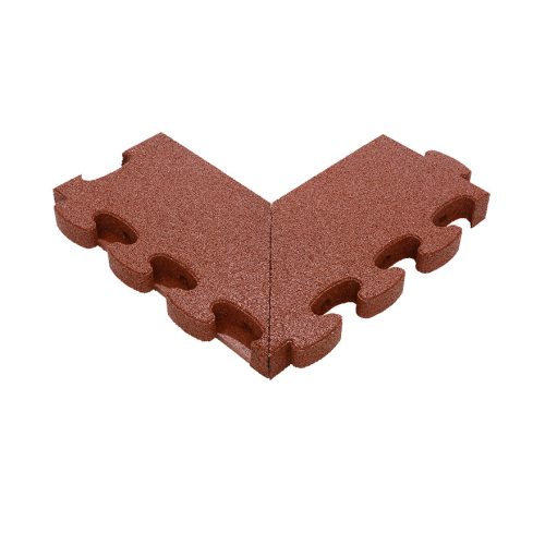 Puzzle Mat 3D®  esésvédő gumilap negatív sarokelem, egyenes, pár