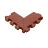 Puzzle Mat 3D®  esésvédő gumilap negatív sarokelem, egyenes, pár