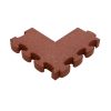 Puzzle Mat 3D®  esésvédő gumilap negatív sarokelem, egyenes, pár