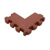 Puzzle Mat 3D®  esésvédő gumilap negatív sarokelem, egyenes, pár