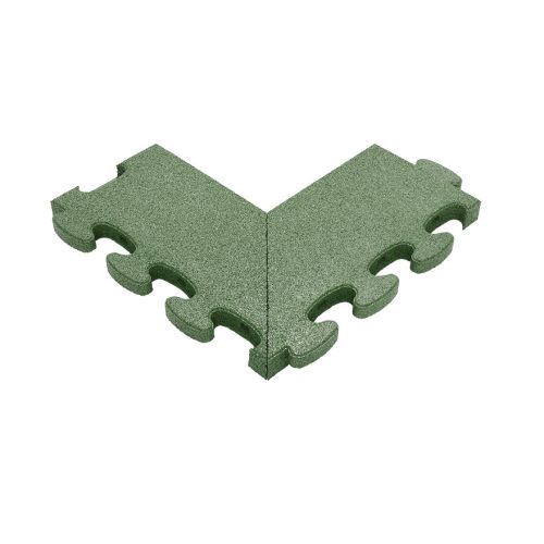 Puzzle Mat 3D®  esésvédő gumilap negatív sarokelem, egyenes, pár