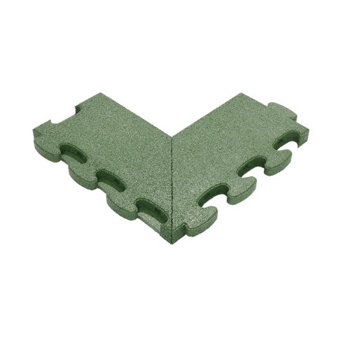 Puzzle Mat 3D®  esésvédő gumilap negatív sarokelem, egyenes, pár
