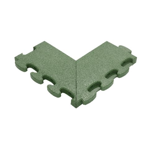 Puzzle Mat 3D®  esésvédő gumilap negatív sarokelem, egyenes, pár