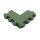 Puzzle Mat 3D®  esésvédő gumilap negatív sarokelem, egyenes, pár