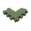 Puzzle Mat 3D®  esésvédő gumilap negatív sarokelem, egyenes, pár