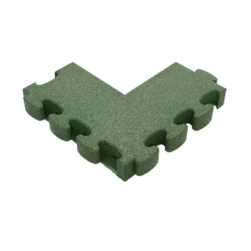 Puzzle Mat 3D®  esésvédő gumilap negatív sarokelem, egyenes, pár