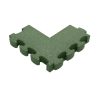 Puzzle Mat 3D®  esésvédő gumilap negatív sarokelem, egyenes, pár