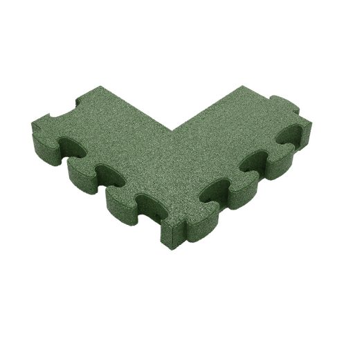 Puzzle Mat 3D®  esésvédő gumilap negatív sarokelem, egyenes, pár