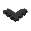 Puzzle Mat 3D®  esésvédő gumilap negatív sarokelem, lecsapott, pár