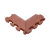 Puzzle Mat 3D®  esésvédő gumilap negatív sarokelem, lecsapott, pár