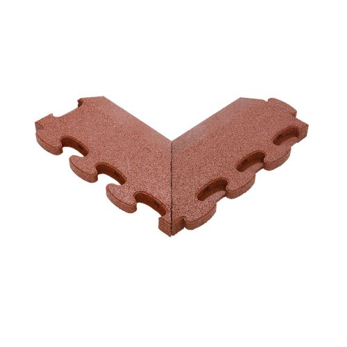 Puzzle Mat 3D®  esésvédő gumilap negatív sarokelem, lecsapott, pár