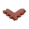 Puzzle Mat 3D®  esésvédő gumilap negatív sarokelem, lecsapott, pár