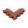 Puzzle Mat 3D®  esésvédő gumilap negatív sarokelem, lecsapott, pár