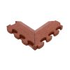 Puzzle Mat 3D®  esésvédő gumilap negatív sarokelem, lecsapott, pár