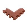 Puzzle Mat 3D®  esésvédő gumilap negatív sarokelem, lecsapott, pár