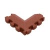 Puzzle Mat 3D®  esésvédő gumilap negatív sarokelem, lecsapott, pár