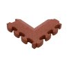 Puzzle Mat 3D®  esésvédő gumilap negatív sarokelem, lecsapott, pár