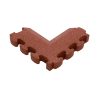 Puzzle Mat 3D®  esésvédő gumilap negatív sarokelem, lecsapott, pár