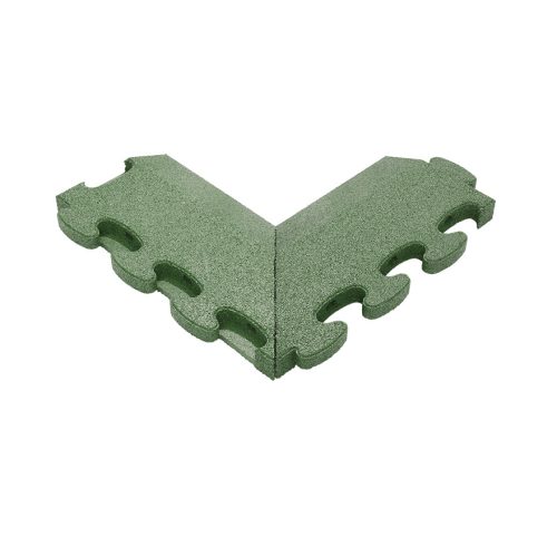 Puzzle Mat 3D®  esésvédő gumilap negatív sarokelem, lecsapott, pár