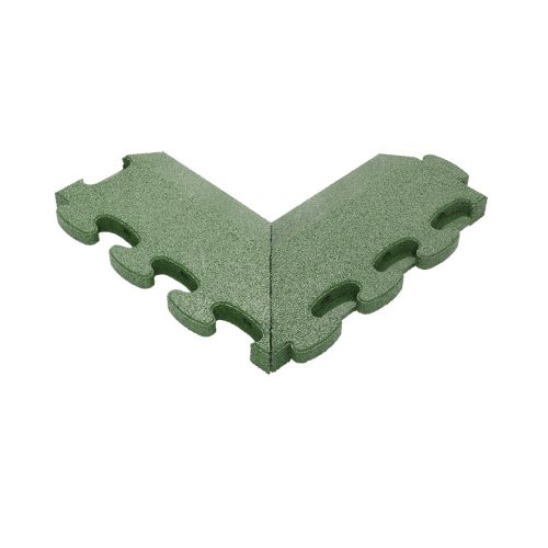 Puzzle Mat 3D®  esésvédő gumilap negatív sarokelem, lecsapott, pár