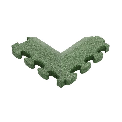 Puzzle Mat 3D®  esésvédő gumilap negatív sarokelem, lecsapott, pár