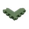 Puzzle Mat 3D®  esésvédő gumilap negatív sarokelem, lecsapott, pár