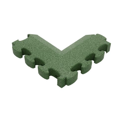 Puzzle Mat 3D®  esésvédő gumilap negatív sarokelem, lecsapott, pár