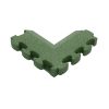 Puzzle Mat 3D®  esésvédő gumilap negatív sarokelem, lecsapott, pár